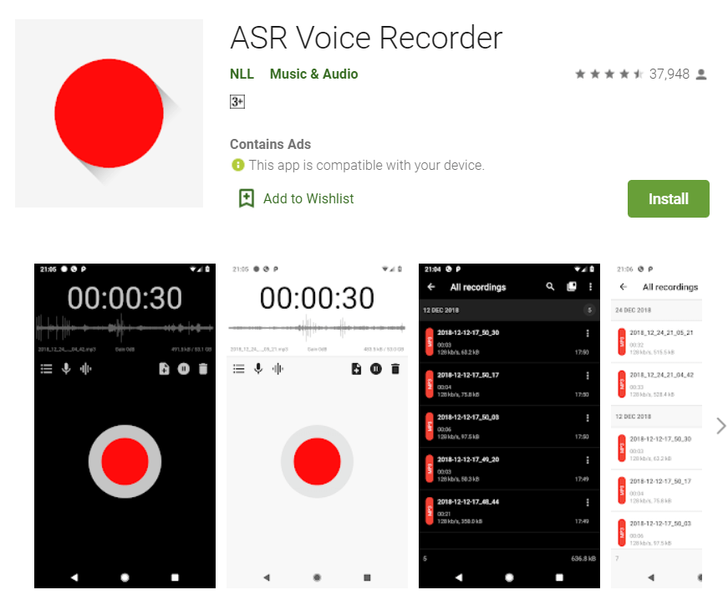 ASR-Sprachrekorder