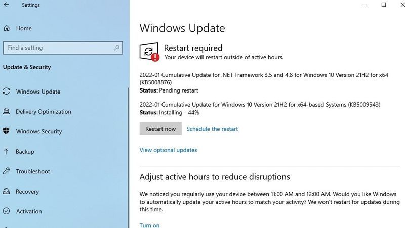 Windows 10 KB5009543